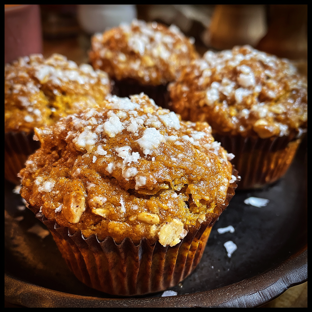 Pumpkin Oatmeal Muffins