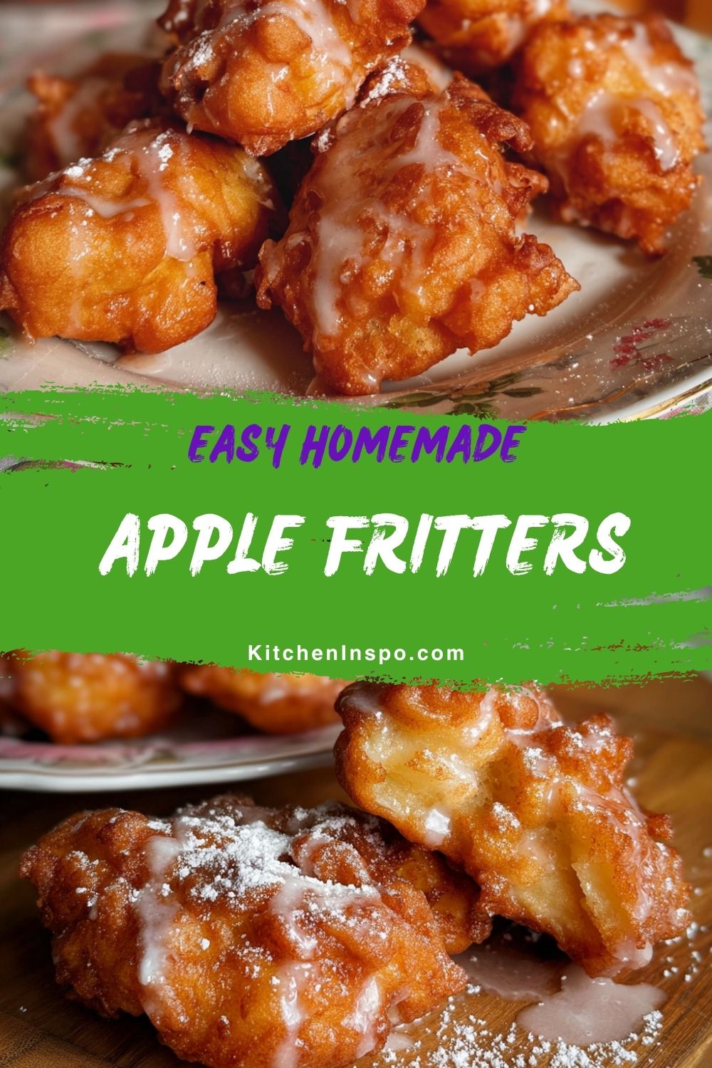 Golden fried treats drizzled with sweet glaze, these Easy Apple Fritters Recipe are a cozy Fall Desserts Easy option perfect for serving warm on chilly days