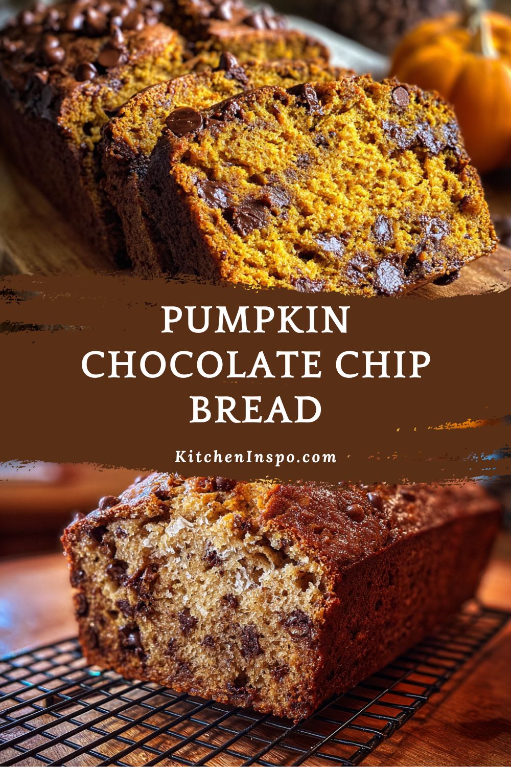 Pumpkin Chocolate Chip Bread