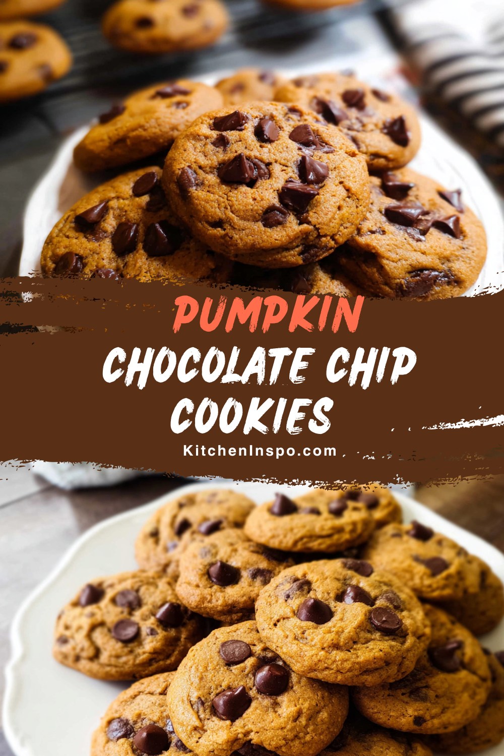 Pumpkin Chocolate Chips Cookies