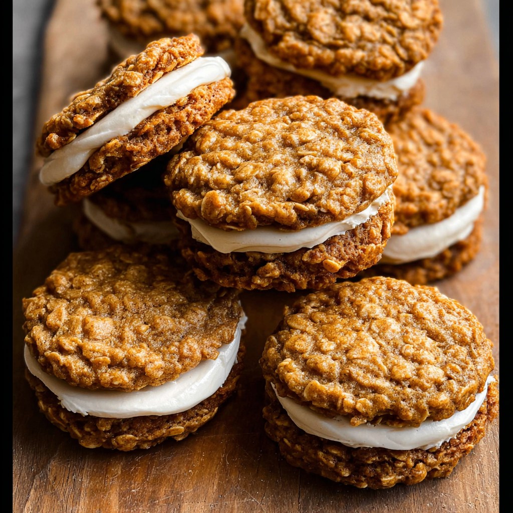 Pumpkin Oatmeal Cream Pies